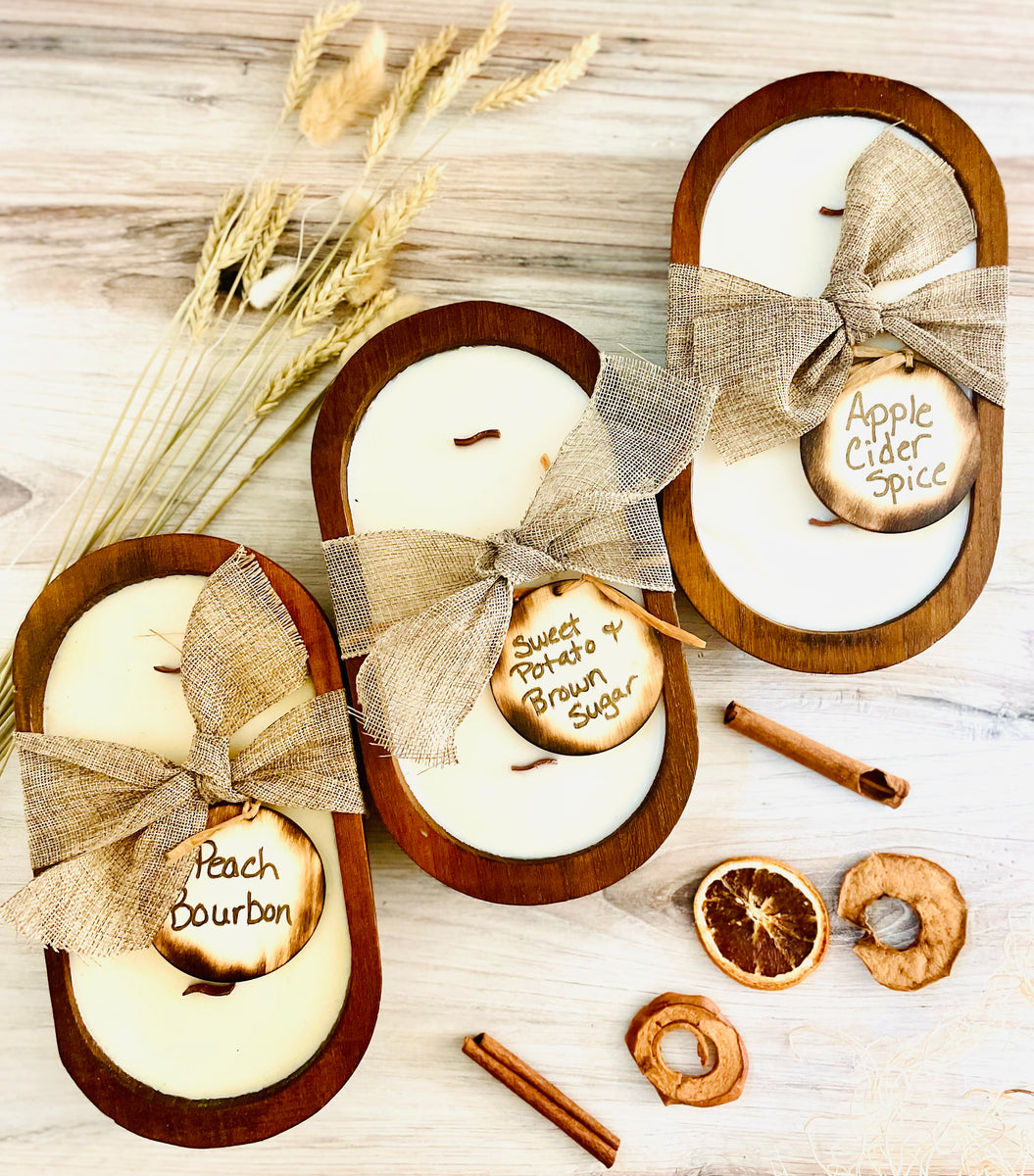 Dough Bowl Refill Kit - COCKTAIL/SPIRIT SCENTS - triple wood wicks