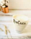 Cardibean Rum Cream Candle - Rumchata Bottle - Horchata Scented - DECONSTRUCTED CANDLES - soy Wax