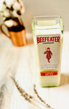 Gin candle - Beefeater bottle - lavender gin martini scent