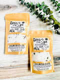 9oz Day at the Spa 9oz Day at the Spa Scented Essential Oil Bath Salts | Dead Sea Mineral Salt, baking soda, and epsom salts | Dried florals