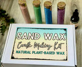 Sand Wax Candle Kit - Make your own Sand Art Candle - Choose your color & summer fragrance