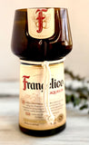 Hazelnut Liqueur Candle -  Frangelico bottle  -  Hazelnut Liqueur Scented - soy wax -  DECONSTRUCTED CANDLES