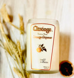 Tequila Candle - patron citronge bottle -Margarita scented - organic soy wax - hemp wick