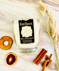 Old fashioned bourbon candle - four roses bottle - DECONSTRUCTED CANDLES - Soy Wax