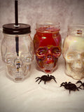 Seasonal Scents - Skull Candle  - Wood Wick