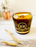 B&B Bottle candle - scent matches the bottle - DECONSTRUCTED CANDLES- soy wax