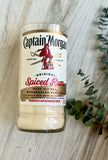 Spiced Rum Candle - captain Morgan bottle- Spiced Rum Scented - organic soy wax - hemp wick