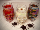 Seasonal Scents - Skull Candle  - Wood Wick