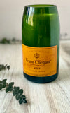 Champagne wine bottle candle - Veuve Cliquot Bottle - champagne scented