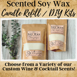 Old fashioned Whiskey candle - Crown Royal Whiskey Bottle - DECONSTRUCTED CANDLES - soy wax