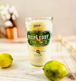 Lime vodka candle - Fresh Lime Scent - Deep Eddy Bottle - soy wax