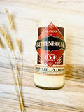 Whiskey candle - rittenhouse rye bottle - old fashioned scent - DECONSTRUCTED CANDLES - organic soy wax