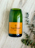 Champagne wine bottle candle - Veuve Cliquot Bottle - champagne scented