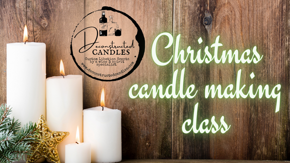 Christmas candle making @ sisters wine bar - Berlin MD, wed 11/29 @6pm