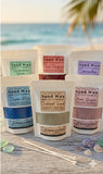 12oz Sand Wax Candle Kit - Ocean Blue Color - WAX + WICKS + FRAGRANCE OILS - Cocktail Scents