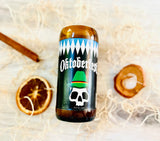 Beer candles -  Pumpkin Beer Bottle - soy wax - hemp wicks - Oktoberfest scented