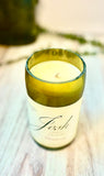 Chardonnay Wine Bottle Candle Josh Cellars Bottle Soy Wax Natural Cotton Wick