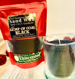 Christmas Themed Sand Wax Candle Kits Includes 12oz Sand Wax Bag + 2 wicks + Christmas Scented OilsInstructions (Copy)