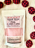 Christmas Themed Sand Wax Candle Kits Includes 12oz Sand Wax Bag + 2 wicks + Christmas Scented OilsInstructions (Copy)