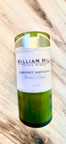 Cabernet Sauvignon Wine bottle Candle - William Hill Cabernet Sauvignon bottle - DECONSTRUCTED CANDLES - soy wax