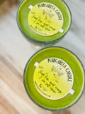 Margarita Glass Candles - Margarita Scents -  CLASSIC LIME, MANGO OR STRAWBERRY