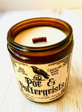 Halloween Candle Spooky Scents Choose your Scent Crackling Wood Wick Soy Wax Seasonal Scents