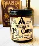 Halloween Candle Spooky Scents Choose your Scent Crackling Wood Wick Soy Wax Seasonal Scents