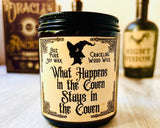 Halloween Candle Spooky Scents Choose your Scent Crackling Wood Wick Soy Wax Seasonal Scents