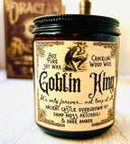 Halloween Candle Spooky Scents GOBLIN KING Crackling Wood Wick Soy Wax Seasonal Scents