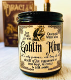Halloween Candle Spooky Scents GOBLIN KING Crackling Wood Wick Soy Wax Seasonal Scents