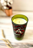 Cabernet wine bottle candle - Apothic Cabernet bottle - organic soy wax - hemp wicks