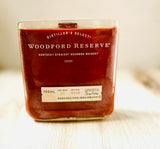 Bourbon candle - Woodford bottle - old fashioned scent  -  liquor bottle candle - organic soy wax