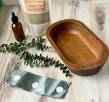 Soy Wax Dough Bowl Candle Refill Kit - 18oz or 25oz sizes - Pre-Scented Soy Wax, Wood Wicks & Metal Safety Strip Included