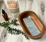 Soy Wax Dough Bowl Candle Refill Kit - 18oz or 25oz sizes - Pre-Scented Soy Wax, Wood Wicks & Metal Safety Strip Included