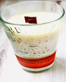 Bourbon Candle - Bulleit Bottle - old fashioned scent -  liquor bottle candle