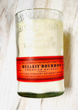Bourbon Candle - Bulleit Bottle - old fashioned scent -  liquor bottle candle