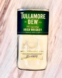 Irish whiskey Candle - Tullamore DEW label - Irish coffee scented - Liquor Bottle Candle - organic soy wax
