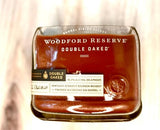 Bourbon candle - woodford Double Oaked label - old fashioned scented - liquor bottle candle - soy wax