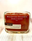 Bourbon candle - woodford Double Oaked label - old fashioned scented - liquor bottle candle - soy wax