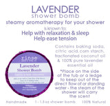 Lavender Essential Oil Shower Bomb