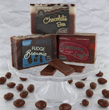 Chocolate Scented Handmade Soap Trio Pack - 3 chocolate themed scents