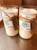 Tequila candle - casamigos label - margarita scent - organic soy wax - hemp wick