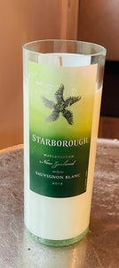 Sauvignon Blanc Wine Candle - starborough bottle- Sauvignon Blanc scented - DECONSTRUCTED CANDLES - soy wax