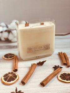 Bourbon candle - Woodford bottle - old fashioned scent  - DECONSTRUCTED CANDLES - organic soy wax