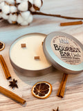 16oz Candle Tins - THIS IS MY BOURBON BAR CANDLE - Bourbon Scent - triple Wood Wick - SOY WAX