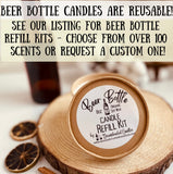 Beer candles - American Classics - soy wax - hemp wicks - DECONSTRUCTED CANDLES