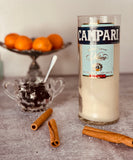 Italian Apertif Candle - Campari Bottle - Soy Wax