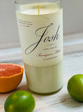Sauvignon Blanc Wine Candle - Josh cellars bottle- Sauvignon Blanc scented - DECONSTRUCTED CANDLES - soy wax