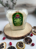 Apple Whiskey Candle - Crown Royal Bottle - DECONSTRUCTED CANDLES - soy wax