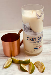 Moscow Mule Scent - grey goose vodka candle - DECONSTRUCTED CANDLES - organic soy wax